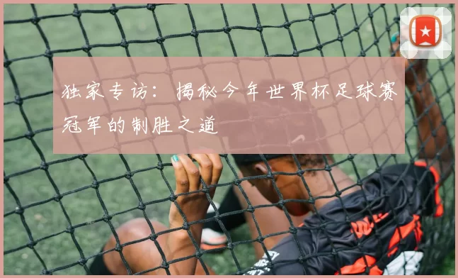独家专访：揭秘今年世界杯足球赛冠军的制胜之道